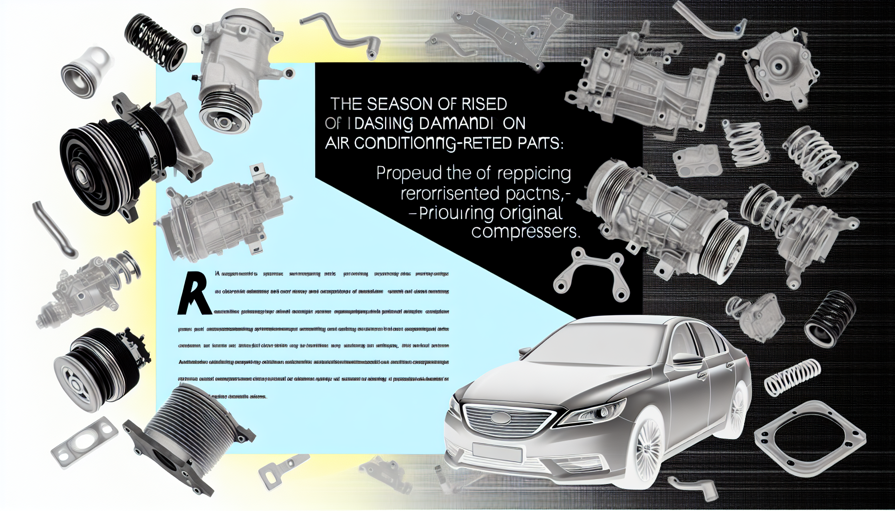 エアコン部品の需要増加と純正コンプレッサー調達法