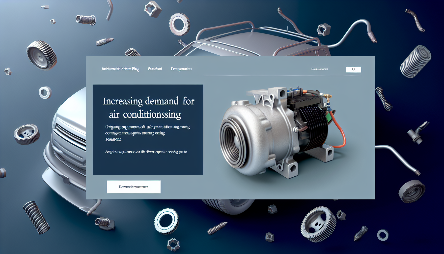 エアコン季節到来！コンプレッサー純正品の選び方